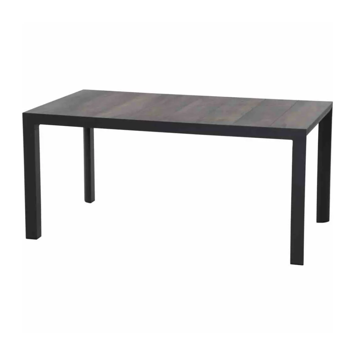 Siena Garden Dining Tisch Silva 140 x 90 x 74 cm matt anthrazit/washed grey