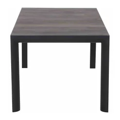 Siena Garden Dining Tisch Silva 140 x 90 x 74 cm matt anthrazit/washed grey