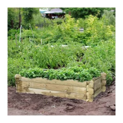 Siena Garden Hochbeet Tom 120 x 60 x 30 cm kesseldruckimprägniert inkl Geotextil