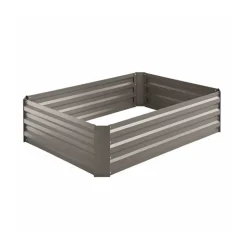 Siena Garden Metall-Hochbeet 120 x 90 x 30 cm grau