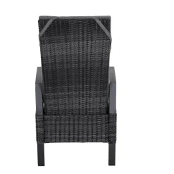 Siena Garden Positionssessel Taranto Aluminium-Gestell anthrazit Gardino-Geflecht
