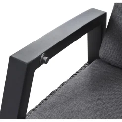 Siena Garden Positionssessel Taranto Aluminium-Gestell anthrazit Gardino-Geflecht