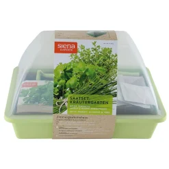 Siena Garden Zimmer-Gewächshaus-Set inkl Kräutersaat 29 x 19 x 19 cm