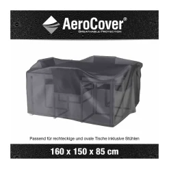 Sitzgruppenhülle AeroCover 160 x 150 x 85 cm atmungsaktiv