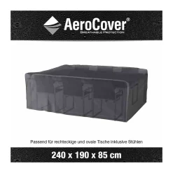 Sitzgruppenhülle AeroCover 240 x 190 x 85 cm atmungsaktiv