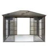 Sojag Pavillon Castel 1012 297,09x362,09x282,56cm Bronze