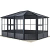 Sojag Pavillon Kaltwintergarten Charleston 1215 383,6x488,6x280,89cm Anthrazit