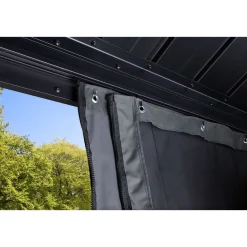 Sojag Pavillon Messina 1220 inkl. Moskitonetz 363x598x307,1cm Anthrazit