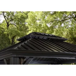 Sojag Pavillon Messina 1012 inkl. Moskitonetz 298x363x291,5cm Anthrazit