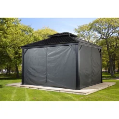 Sojag Pavillon Messina 1012 inkl. Moskitonetz 298x363x291,5cm Anthrazit