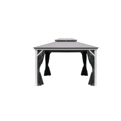 Sojag Pavillon Messina 1216 inkl. Moskitonetz 363x483x307,1cm Champagner