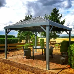 Sojag Pavillon South Beach 1212 364,3x364,3x310cm Basaltgrau