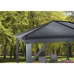 Sojag Pavillon Ventura 1010 295,5x295,5x260,5cm Basaltgrau