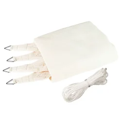 Sonnensegel Capri quadratisch 5 x 5 m weiß