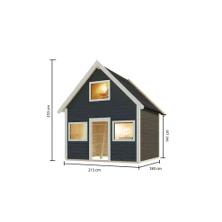 Spielhaus Kalle terragrau