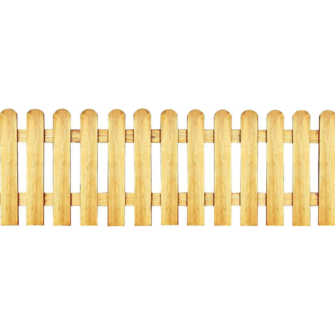 Staketenzaun gerade 180 x 85 cm