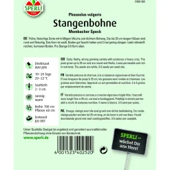 Stangenbohne Mombacher Speck