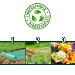 Starlyf Matte mit Blumensamen Flower Mat 2m x 0,45m