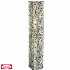 Steinsäule eckig 2- teilig 20 x 20 x 125 cm verzinkt