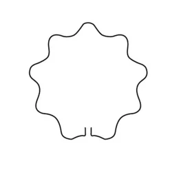 Stützring wellenform 48 cm