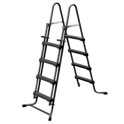 Summer Waves Elite Frame Pool 549x549x132cm Rattan Grau