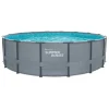 Summer Waves Elite Frame Pool 488x488x122cm Anthrazit