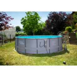 Summer Waves Elite Frame Pool 488x488x122cm Anthrazit