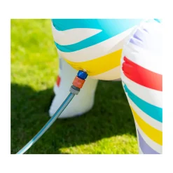 Summer Waves Wasserspielzeug Sprinkler Zebra 157x94x157cm Bunt