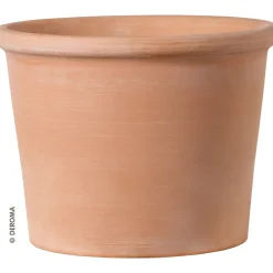 Tontopf Cilindro Bordato 23 cm white garden