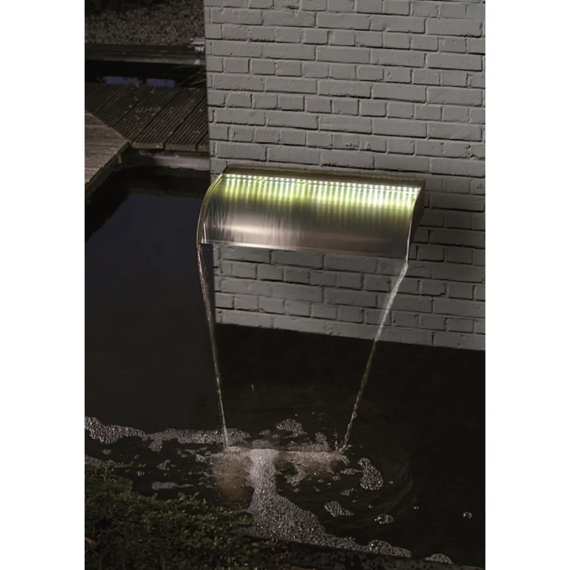Ubbink Überlauf-Element Nevada inkl LED-Beleuchtung 60 cm