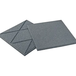 Unisoft Fallschutzplatte 500 x 500 x 30 mm grau