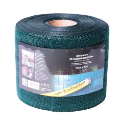 Videx PE-Gewebe Sichtschutzstreifen 19 x 3500 cm grün