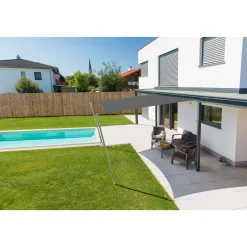 Viereck-Segel Cannes 4 x 4 m anthrazit