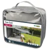 Viereck-Segel Capri 4 x 4 m grau