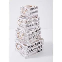 Vintage-Holzkiste Box M