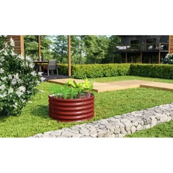 Vitavia Hochbeet Terra rund rubin