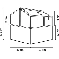 Vitavia Hochfrühbeet Zola HKP alu
