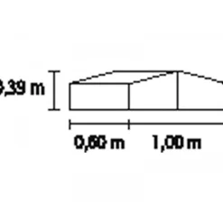 Vitavia Frühbeet Gaia XS 100 x 39 x 60 cm transparent