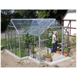 Vitavia Gewächshaus Sirona 13m² 3 mm silber
