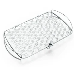 Weber Fisch- und Gemüsehalter groß Edelstahl für Gasgrill ab Q300