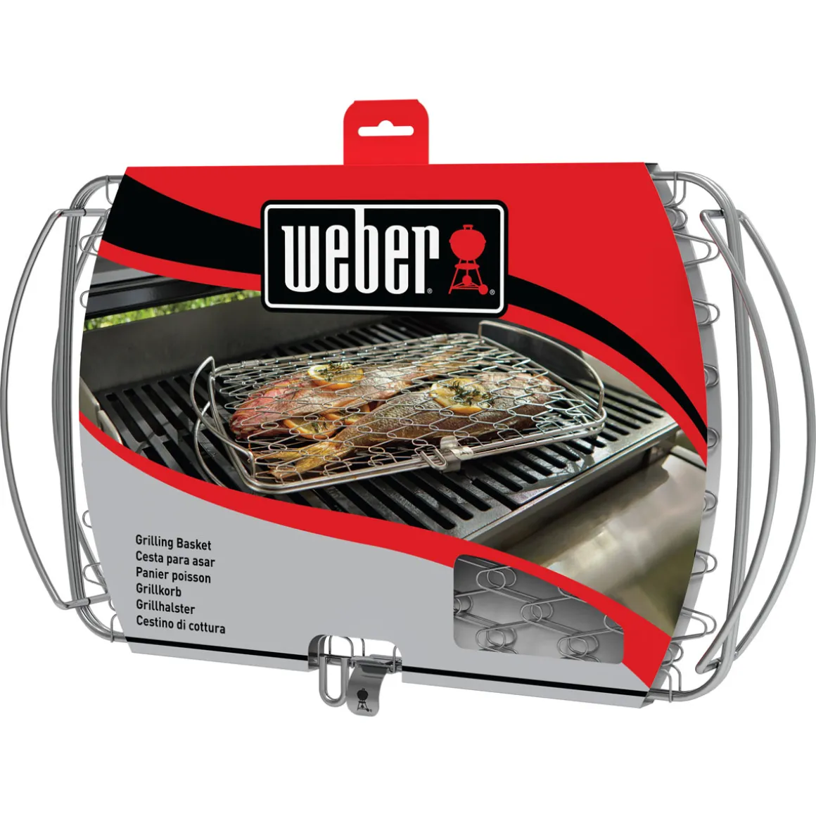 Weber Fisch- und Gemüsehalter groß Edelstahl für Gasgrill ab Q300