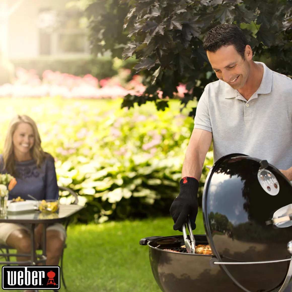 Weber Holzkohlegrill Master-Touch GBS E-5750 Durchmesser 57 cm schwarz