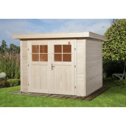 Weka Blockbohlenhaus 227 Größe 2 21 mm natur