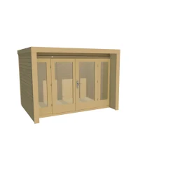 Weka Designhaus 263 Größe 3 300 x 295 cm beige