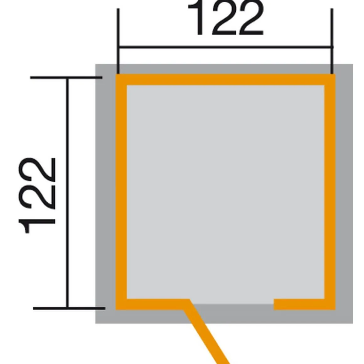 Weka Drachenhöhle Tabaluga inkl Fensterläden