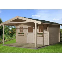 Weka Gartenhaus 110 A Größe 1/2 460 x 590 x 262 cm