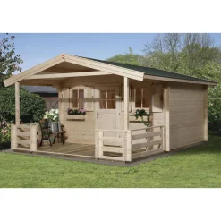 Weka Gartenhaus 110 B Größe 1/2 460 x 590 x 262 cm