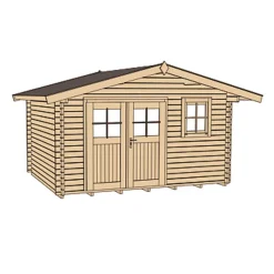 Weka Gartenhaus 111 Größe 3 460 x 450 x 262 cm