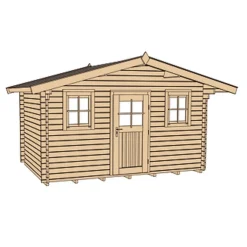 Weka Gartenhaus 110 Größe 1/2 460 x 450 x 262 cm