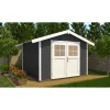 Weka Gartenhaus 122 Größe 5 anthrazit